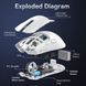 Мишка Ігрова Бездротова Attack Shark X11 22000 DPI PAW3311 з зарядною станцією white 2861760557 фото 2
