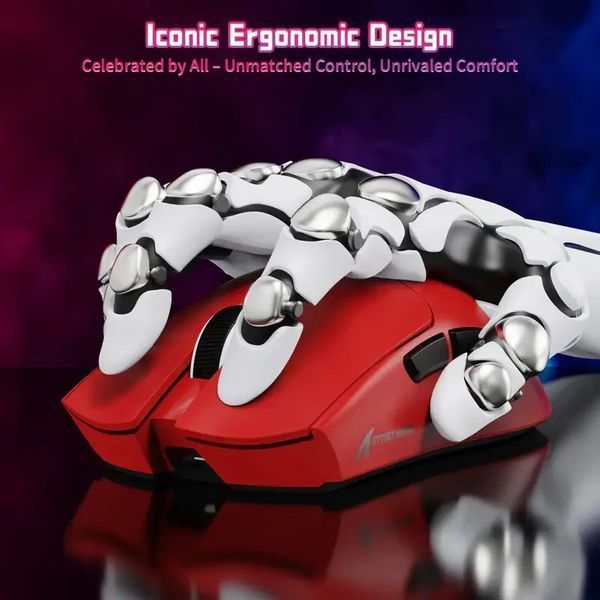 Мишка Ігрова бездротова миша Attack Shark X11SE se RED 3031160122 фото
