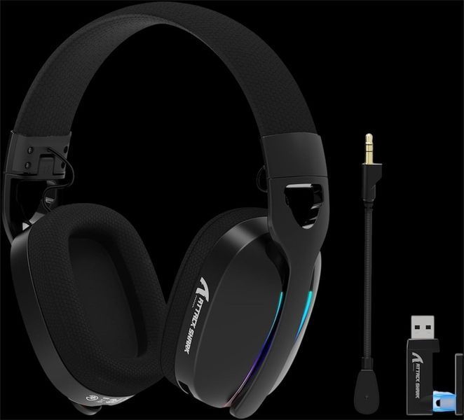 Бездротові ігрові навушники ATTACK SHARK L90 BLACK 2872528532 фото
